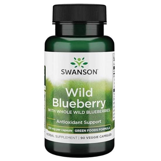 Swanson Wild Blueberry 250mg Capsules 90 Capsules