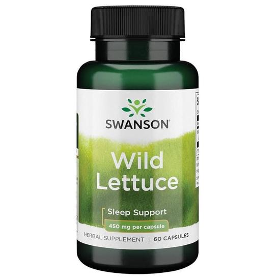 Swanson Wild Lettuce 450mg Capsules 60 Capsules