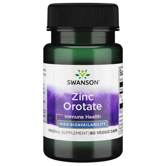 Swanson Zinc Orotate Capsules 60 Capsules