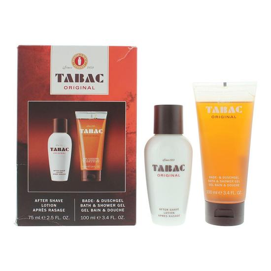 Tabac Aftershave Lotion 75ml + Bath & Shower Gel 100ml Gift Set 75ml