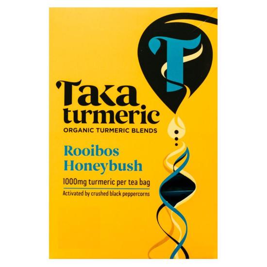 Taka Turmeric Organic Rooibos Honeybush Turmeric Tea Bags 60