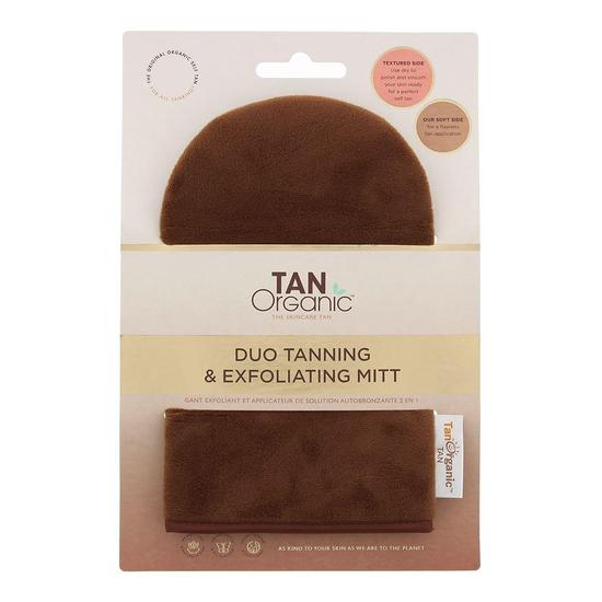 TanOrganic Duo Tanning & Exfoliating Mitt Glove