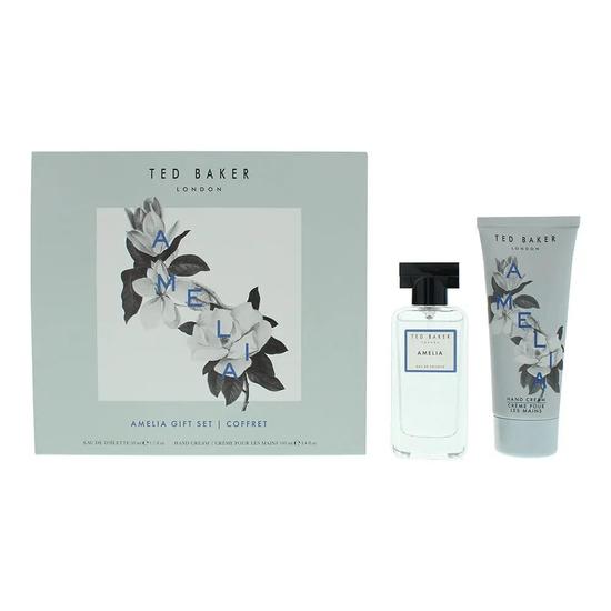 Ted Baker Amelia Gift Set: Eau De Toilette 50ml Hand Cream 100ml 2 Piece