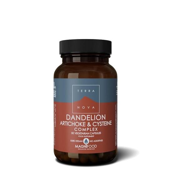 Terranova Dandelion, Artichoke & Cysteine Complex Vegicaps 50 Vegicaps