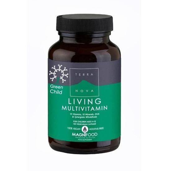 Terranova Green Child Living Multivitamin Vegicaps 100 Vegicaps