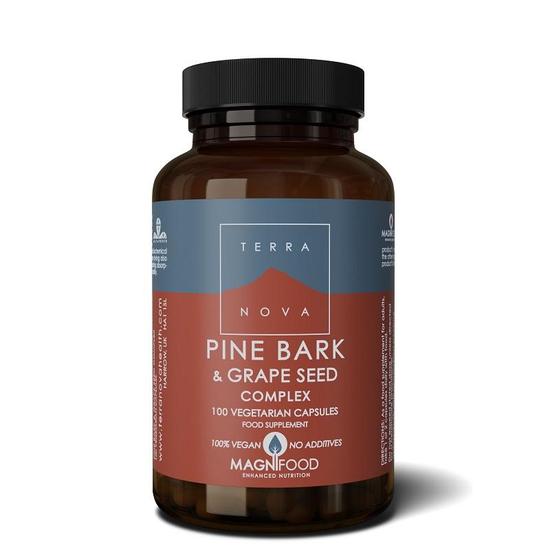 Terranova Pine Bark & Grape Seed Complex Capsules 100 Capsules