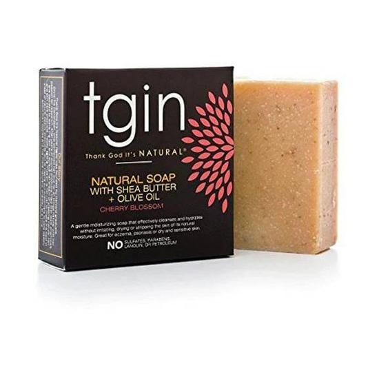 Tgin Natural Soap With Shea Butter Olive Oil & Cherry Blossom