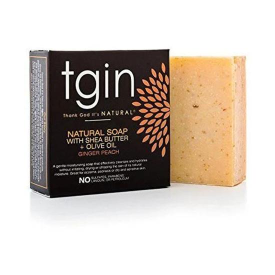 Tgin Natural Soap With Shea Butter Olive Oil & Ginger Peach