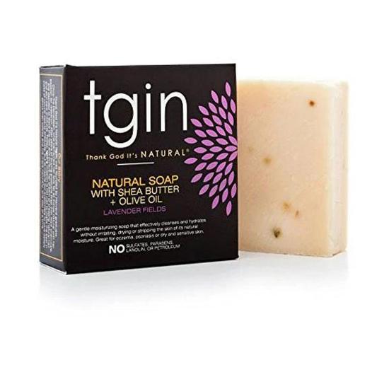 Tgin Natural Soap With Shea Butter Olive Oil & Lavender Fields