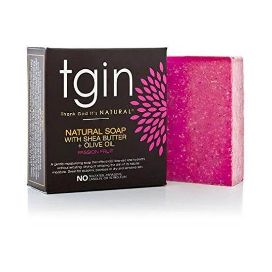 Tgin Natural Soap With Shea Butter Olive Oil & Passion Fruit