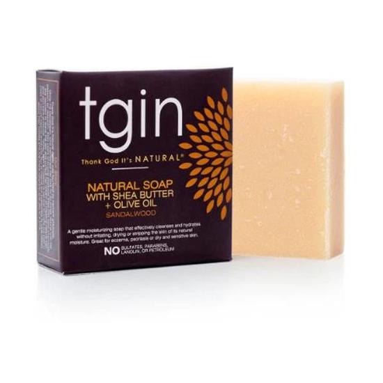 Tgin Natural Soap With Shea Butter Olive Oil & Sandlewood