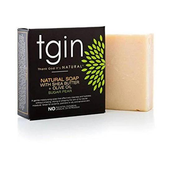 Tgin Natural Soap With Shea Butter Olive Oil & Sugar Pear