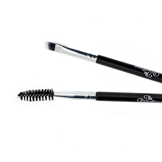 The Browtique Dual Angled Brush Black