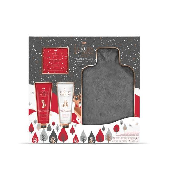 The Luxury Bathing Company Toasted Praline & Sweet Vanilla Snuggly Gift Set