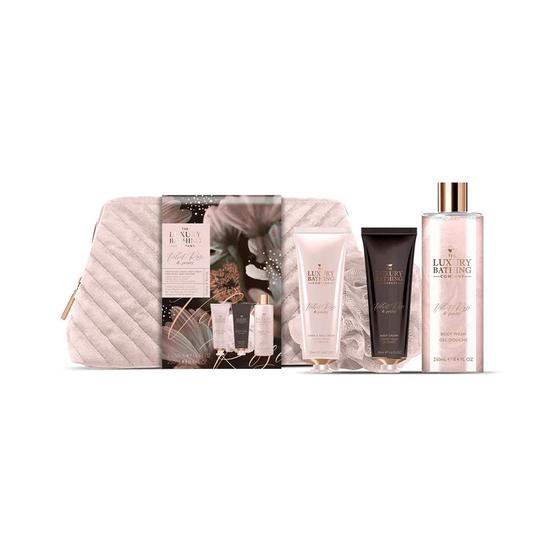 The Luxury Bathing Company Velvet Rose & Peony Weekend Escape Gift Set