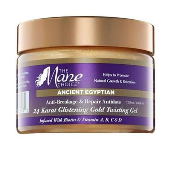 The Mane Choice Ancient Egyptian 24 Karat Glistening Gold Twisting Gel 354.88ml