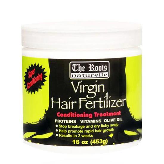 The Roots Naturelle Virgin Hair Fertiliser Conditioning Treatment Jar 453 g