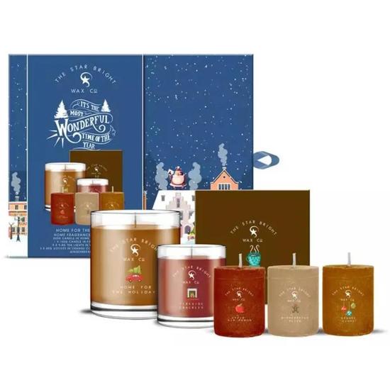 The Star Bright Wax Co. Home For The Holidays Home Fragrance Collection