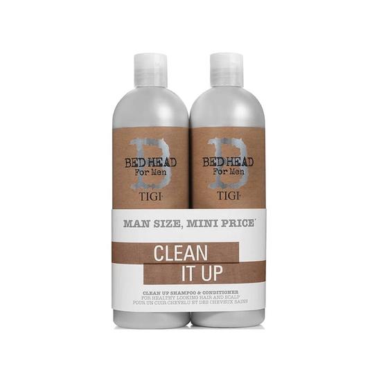 TIGI Bed Head For Men Clean It Up Shampoo & Conditioner 2 x 750ml