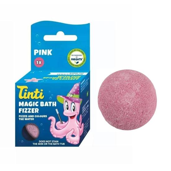 Tinti Magic Bath Fizzer Ball Pink 40g
