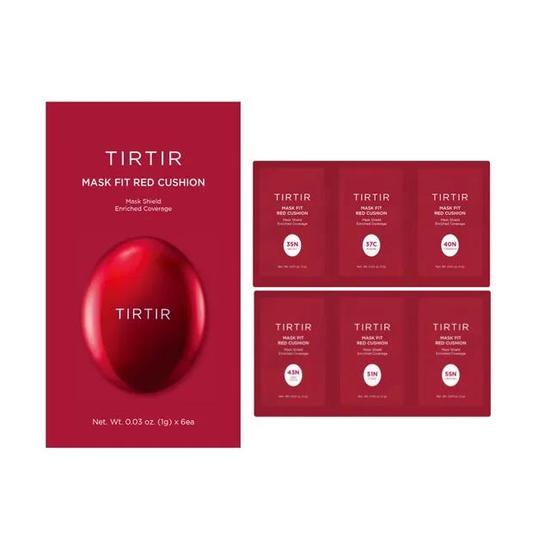 TIRTIR Mask Fit Red Cushion Trial Kit Deep (35N/37C/40N,43N/51N/55N)