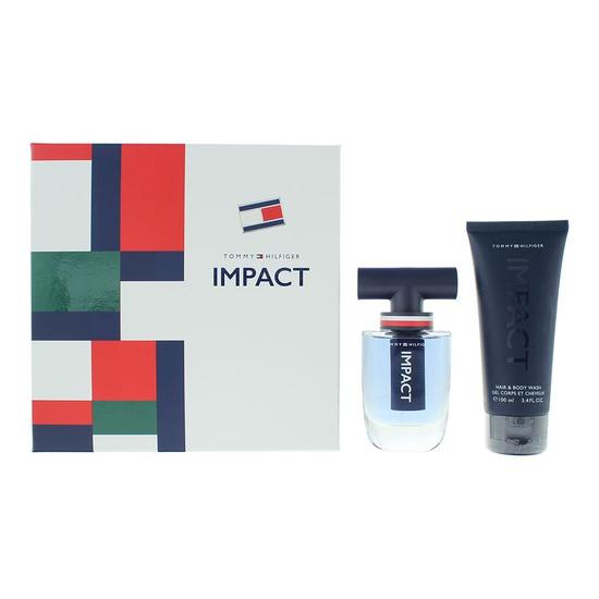 Tommy Hilfiger Impact Eau De Toilette 50ml + Body Wash 100ml Gift Set For Him 50ml