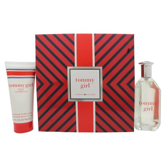 Tommy Hilfiger Tommy Girl Gift Set 100ml Eau De Toilette + 100ml Body Lotion