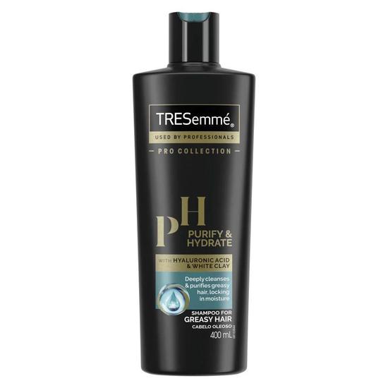 TRESemmé Pro Collection Purify & Hydrate White Clay Shampoo For Greasy Hair 400ml