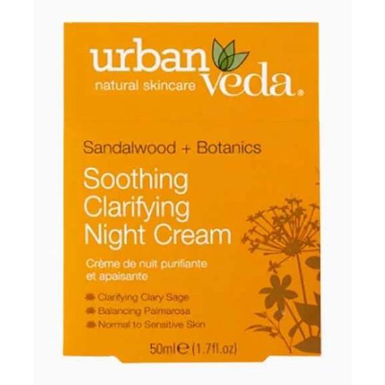 Urban Veda Sandalwood Botanics Soothing Clarifying Night Cream 50ml