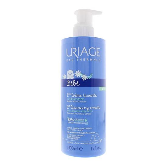 Uriage Bebe 1st Cleansing Cream With Organic Edelweiss 500ml