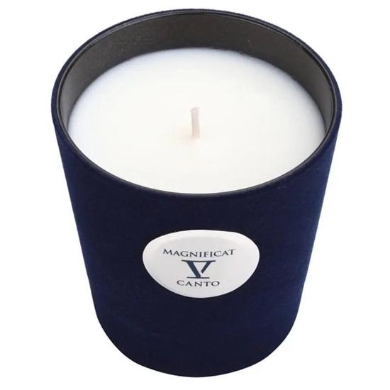 V Canto Magnificat Flocked Glass Candle 250ml