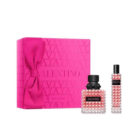 Valentino Donna Born In Roma 50ml Eau De Parfum + 15ml Eau De Parfum Gift Set