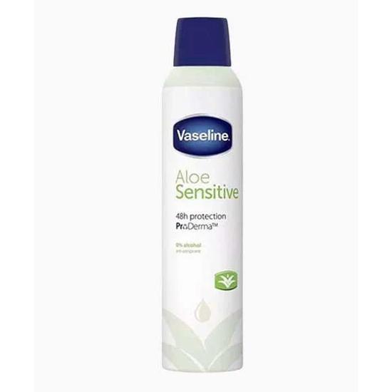 Vaseline Aloe Sensitive 48h Protection Pro Derma Anti Perspirant Spray 250ml