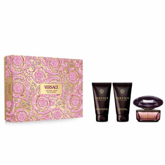 Versace Crystal Noir Eau De Parfum Gift Set 50ml