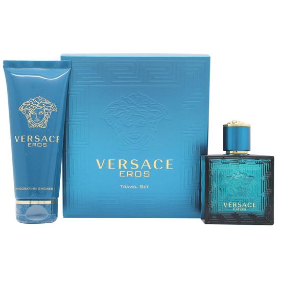 Versace Eros Gift Set 50ml Eau De Toilette + 100ml Shower Gel