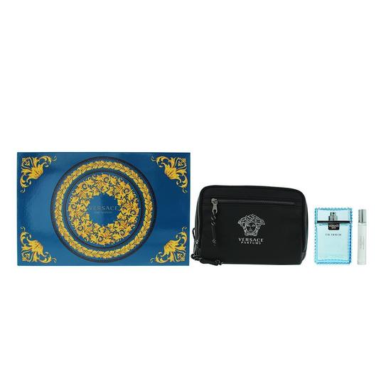 Versace Man Fraiche 3 Piece Eau De Toilette Gift Set