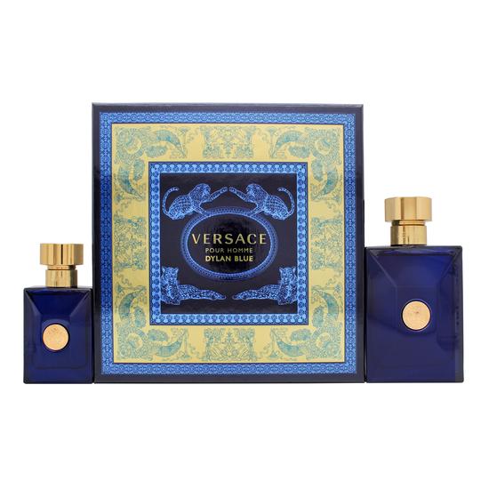 Versace Pour Homme Dylan Blue Gift Set 100ml Eau De Toilette + 30ml Eau De Toilette