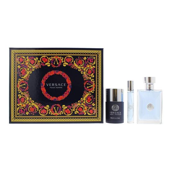 Versace Pour Homme Eau De Toilette Gift Set For Him 100ml