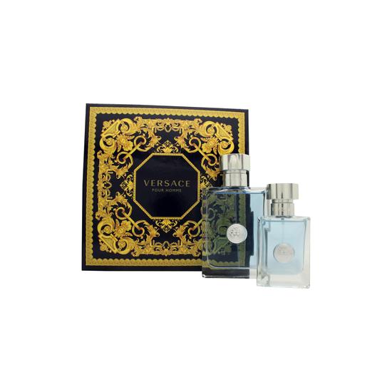 Versace Pour Homme Gift Set 100ml Eau De Toilette + 30ml Eau De Toilette