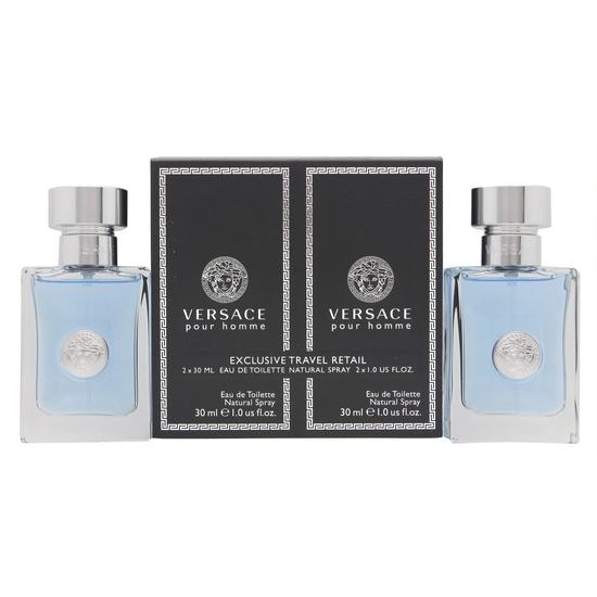 Versace Pour Homme Gift Set Eau De Toilette 2 x 30ml