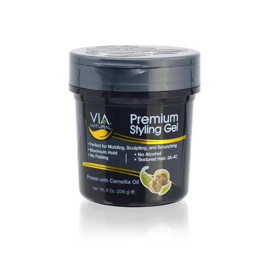 Via Natural Premium Styling Gel With Protein & Camellia Oil 226 g