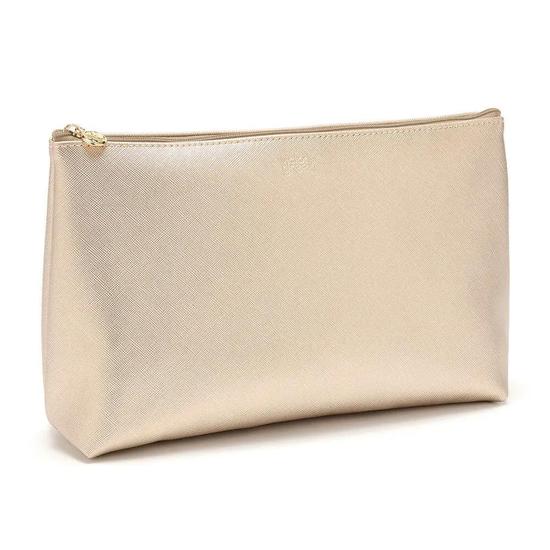 Victoria Green 'Mia' Large Makeup Bag In Gold