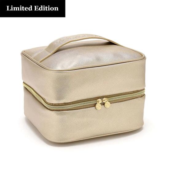 Victoria Green 'Reese' Folding Vanity Case In Gold