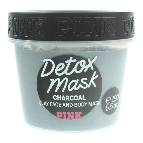 Victoria's Secret Pink Detox Charcoal Clay Face & Body Mask 195 g