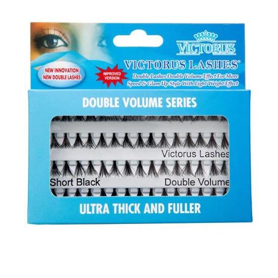 Victorus Double Volume Series Ultra Thick & Fuller Short Black Lashes