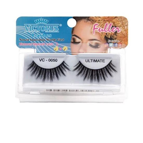 Victorus Eyelashes Ultimate VC 0050 Black tapered lashes