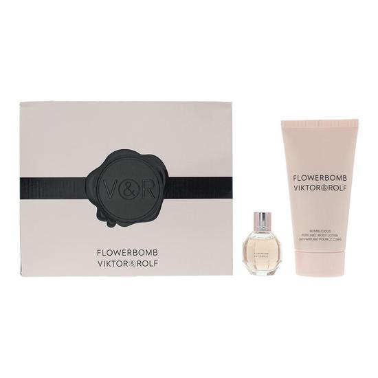 VIKTOR&ROLF Flowerbomb Eau De Parfum 7ml + Body Lotion 50ml Gift Set 50ml