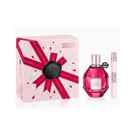 VIKTOR&ROLF Flowerbomb Flowerbomb Ruby Orchid 100ml + 10ml Eau De Parfum Gift Set