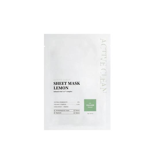 VILLAGE 11 FACTORY Hydro Boost Sheet Mask Lemon