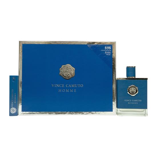 Vince Camuto Homme Gift Set 200ml Eau De Toilette + 15ml Eau De Toilette